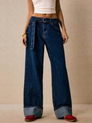  Poeselle Sötétkék Csíkos Farmernadrág (26)