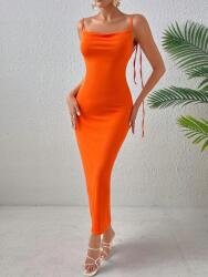 Shein Narancssárga Csíkos Ruha (s)