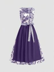 Shein MIDI Ruha És Övvel (L)