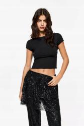 Pull&Bear Pull & Bear Fekete Nyitott Hátú Felső (L) (574404)