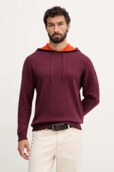 Benetton pulóver gyapjúkeverékből - burgundia M - answear - 30 990 Ft