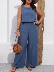 Shein Kék Ujjatlan Overál (0XL)
