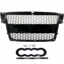 RTL Premium grillrács audi A4 B8 rs look black polysk