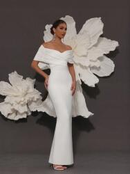 Shein Krémszínű Bandaázs Ruha (s)