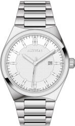 ASTRON 8067-7 quartz férfi karóra, ezüst színű nemesacél tok, ezüst színű nemesacél csat, fehér számlap, WR50M vízállóság (8067-7) - oranagykereskedes