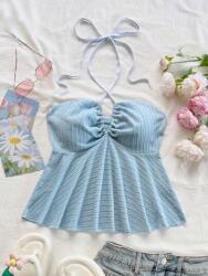 Shein Kék Nyakba Akasztható Felső (xs)