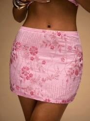 Shein Rózsaszín Flitteres Mini Szoknya (M)