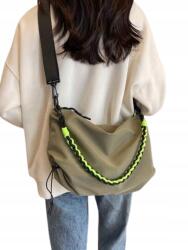 Shein Klasszikus Kézitáska Fonott Khaki Pánttal 1ES