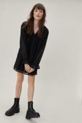 Nasty Gal Fekete Ruha Hosszú Ujjú (36) (470142)