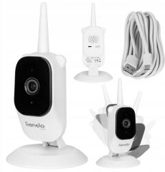 Lionelo Elektronikus bébiőr kiegészítő kamera Lionelo Babyline 3.2 Camera White (tryb nocny, długi przewód, daleki zasięg)