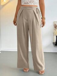 Shein Bézs Színű Nadrág Kötővel (2XL)