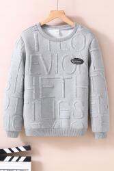 Shein Szürke Felvarrós Pulóver (11-12L)