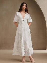  Anewsta Krémszínű Ruha Mintás (XL)