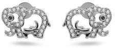 Heratis Forever Ezüst stekkeres fülbevaló ezüst Elefántok IS8089
