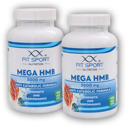 FitSport Nutrition 2x Mega HMB 3000mg 120 de căciuli vegetale