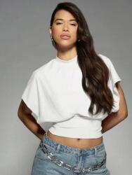 Missguided Krémszínű Álló Felső (XL)