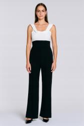 Shein Fekete-fehér Off Shoulder Overál (s)