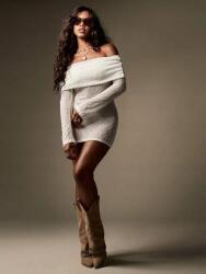 Missguided Fehér Ruha Nyitott Vállakkal (L)