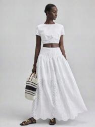 Shein Fehér Maxi Szoknya Mintás (L)
