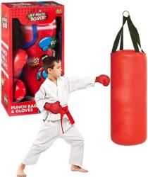 Home and Mode Játék Box szett box zsákkal és 2 db kesztyűvel, piros (S34941220)