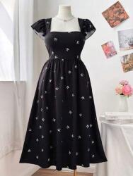 Shein Fekete Ruha Mintás (4XL)