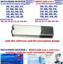 BIOPHILIA Softuri si stick USB de encriptare pentru soft Metatron Hunter 4025 NLS si pentru soft Bioplasm 2 in 1 NLS (DUCMTNHNLSMB21)