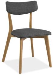 SIGNAL MEBLE Étkezőszék KARL / szürke (KARLDSZ)