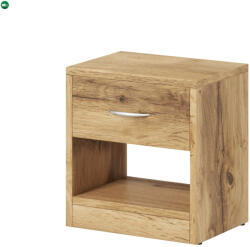 WIPMEB NAKA 1 Fiókos Éjjeliszekrény Wotan Tölgy Színben