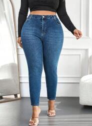 Shein Klasszikus Farmer Csőnadrág (0XL)