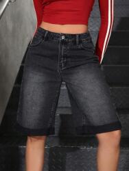 Shein Fekete Farmer Rövidnadrág (27)