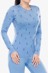 icebreaker Merino 200 Oasis LS Crewe Ski Day Termoaktív női felső - baja/aop - XS