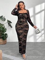 Shein Kétszínű Cipzáras Ruha (7XL)