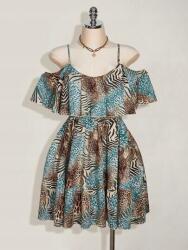 Shein Mintás Ruha Szabad Vállakkal (2XL)