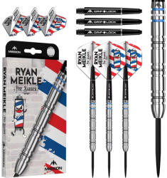 Mission Darts Dart szett steel Mission Ryan Meikle 21g, 90% gravírozott