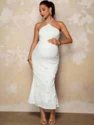 Shein Krémszínű MIDI Ruha (M)