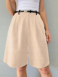 Shein Bézs Varrott Rövidnadrág (2XL)