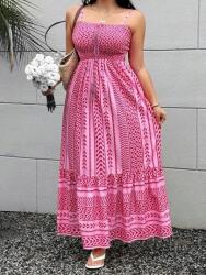 Shein Alkalmi Ruha Maxi Vállpántokkal (1XL)