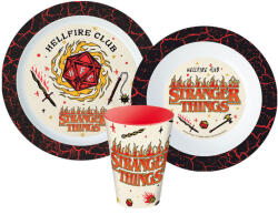 Stor Stranger Things étkészlet, micro műanyag szett JVL11159 (JVL11159)