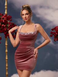 Shein Bársony Ruha Piszkos Rózsaszín (xs)