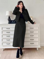 Dazy Fekete Blézer Szoknya Szett (L)