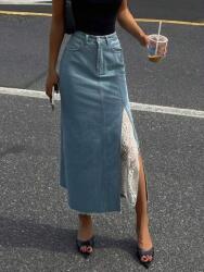 Dazy Farmer Szoknya Csipkés Béléssel (L)