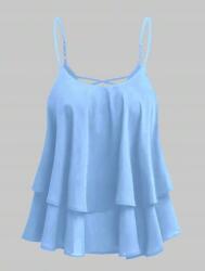 Shein Kék Vállpántos Felső (2XL)