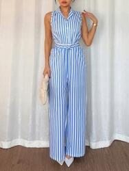 Shein Kétszínű Overál Csíkos Mintával (xs)