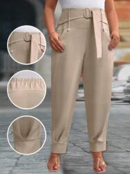 Shein Bézs Cipzáras Nadrág (2XL)