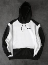  Manfinity Fehér Pulóver Fekete Betétekkel (2XL)