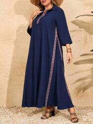 Shein Sötétkék Ruha 3/4-ES Ujjakkal (3XL)