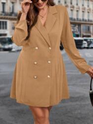 Shein Barna Vékony Kabát (0XL)