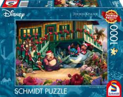 Schmidt Spiele - Lilo és Stitch - Aloha karácsony 1000 darabos kirakó (58049)