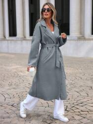 Shein Szürke Csíkos Kabát (L)