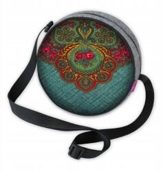 Bertoni Kis kerek filc kézitáska Bertoni cipzárral Twist Krakkó (TT08)